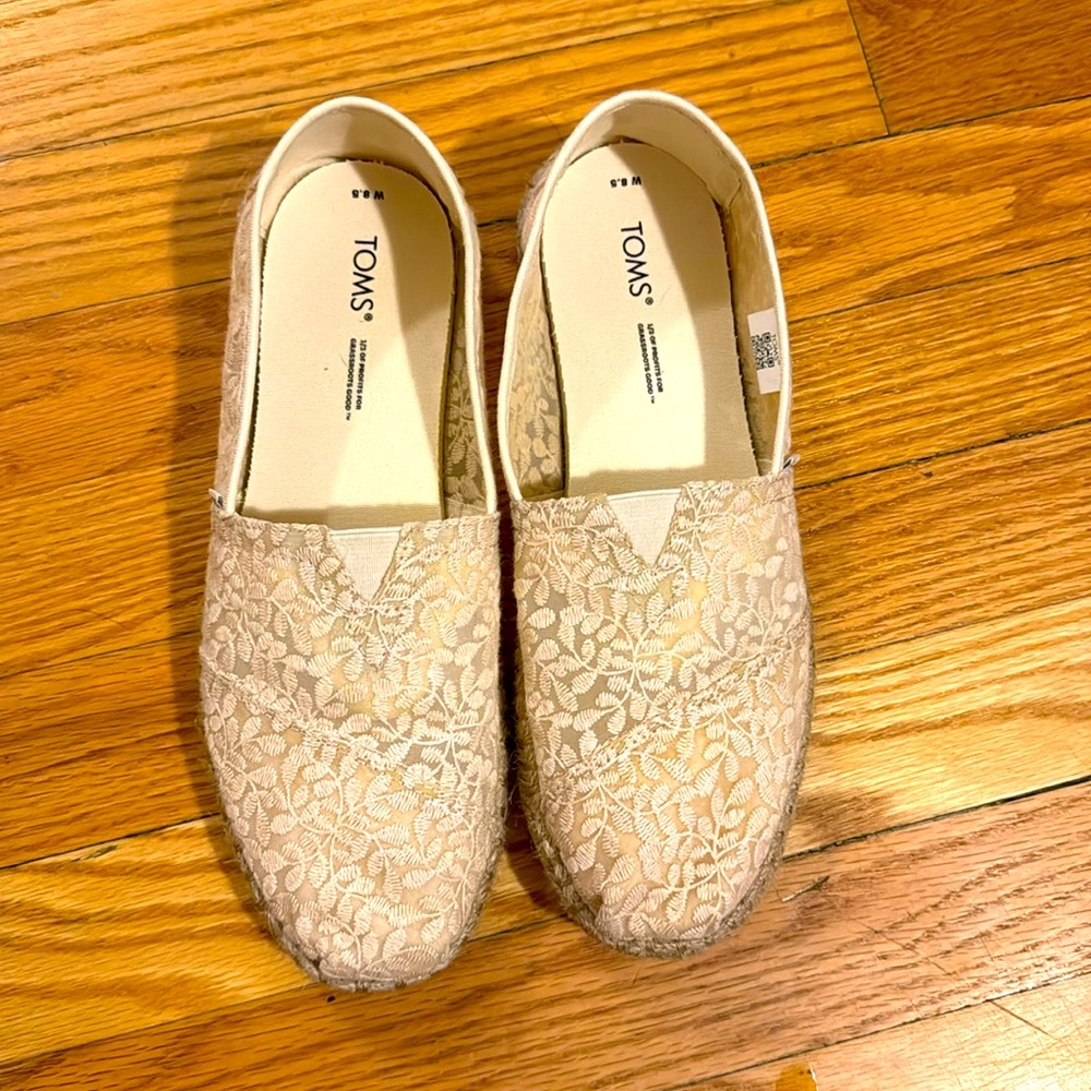Toms Alpargata Rope Espadrille Size 8.5
